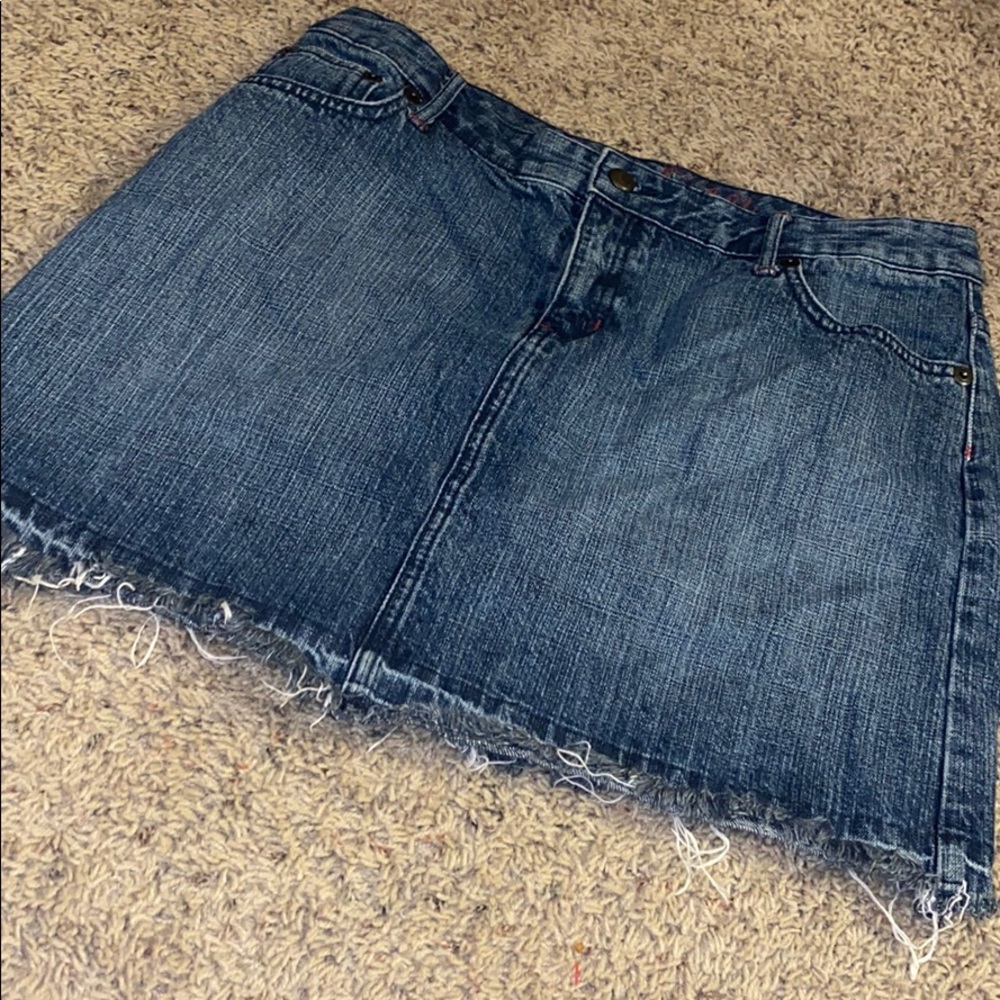TH jean skirt